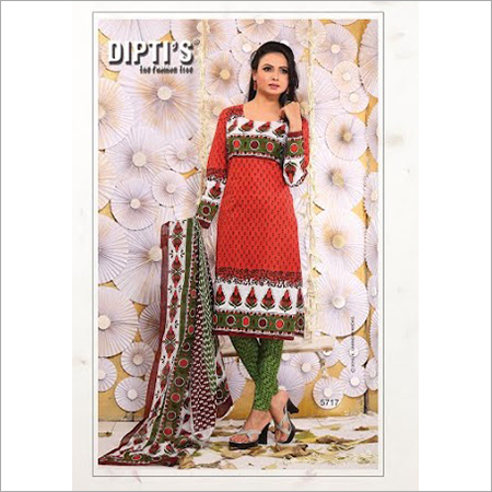 Indian Cotton Punjabi Printed Salwar Suit