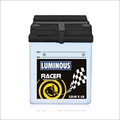 Luminous Racer Motorcycle Battery - 12v, 12ah, 200 Cca | Weather-proof Ppcp Container, Leak-proof Sealed Terminals, Patented Dry Charge Technology, Durable Polyethylene Separator