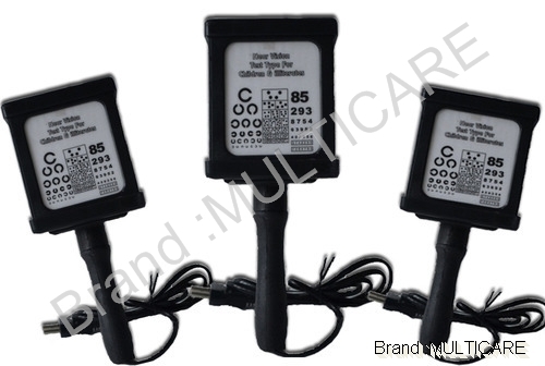 Eye Testing Drum Near - Plastic And Iron, Illuminated Near Vision Testing Drum With Auto Illumination, Multi-language Support , Convenient And Handy Design