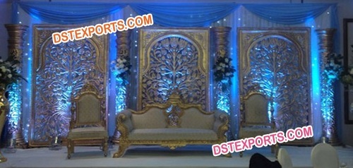 BEAUTIFUL ASIAN WEDDING STAGE SET