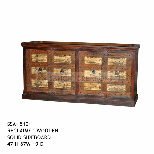 Reclamied Wooden Solid Sideboard