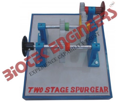 Three Stage Spur Gears