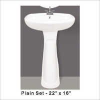 Plain Pedestal Wash Basin 22
