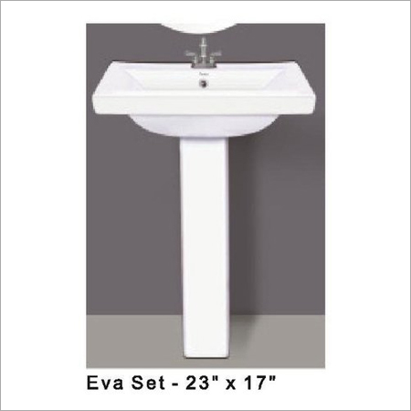 White Eva Pedestal Wash Basins 23