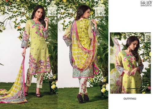 Cotton Designer Dress Material
