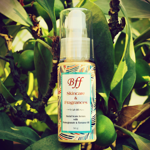 Facial Scars Serum - 50g Liquid | 100% Natural Ingredients, Enriched with Pomegranate & Tamanu Oil for Lasting Skin Care
