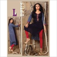 Ladies Fancy Salwar Suit - Cotton Blend, Full Sleeves, Printed Design | Magnificent Embroidery, Eye-catching Look, Suitable For All Seasons