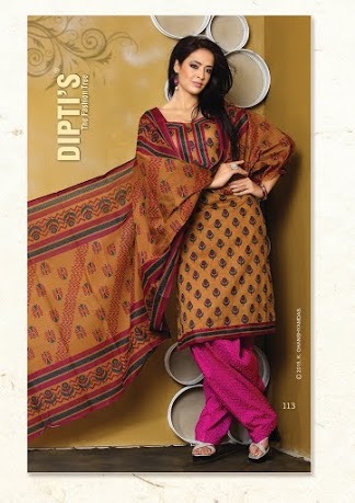 Ladies Printed Punjabi Suit