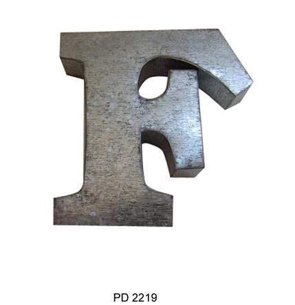 Wrought Iron Alphabate