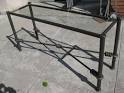 Hand crafted wrought Iron Console Table