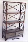 Customized Wrought iron Bookcase