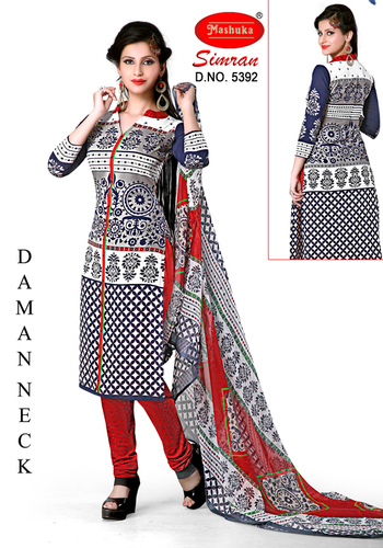 Printed salwar suit