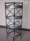 Wrought Iron Round Bookcase