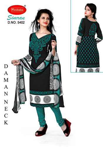 Unstiched printed salwar suit manufacturer surat