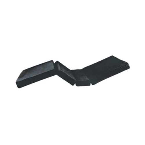 4 Section Mattress - 75x35x4 Inches, Black Color, Foldable & Portable Design
