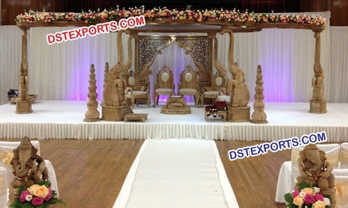 Indian Wedding Elephant Mandap