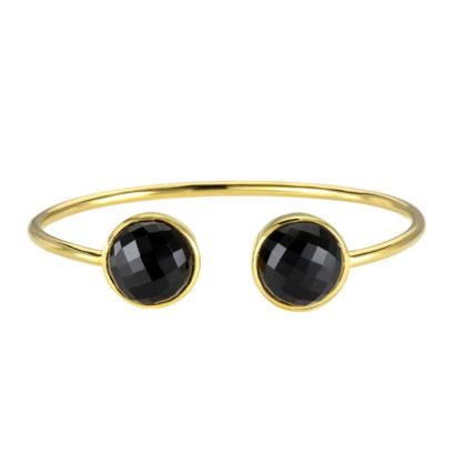 Fashion Black Onyx Gemstone Bangle