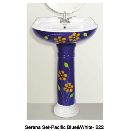 Colored Pedestal Wash Basin