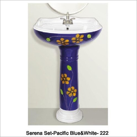 Colored Pedestal Basin Colored Pedestal Basin Exporter