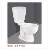 Italian S & P Type Water Closet