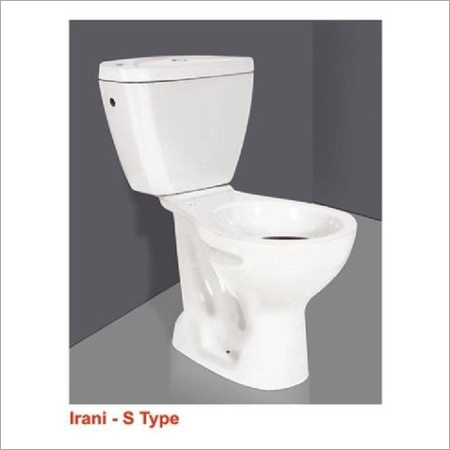 White Irani S Type Water Closet