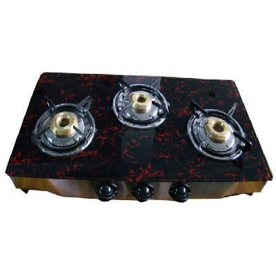 Red Marble 3 Burner