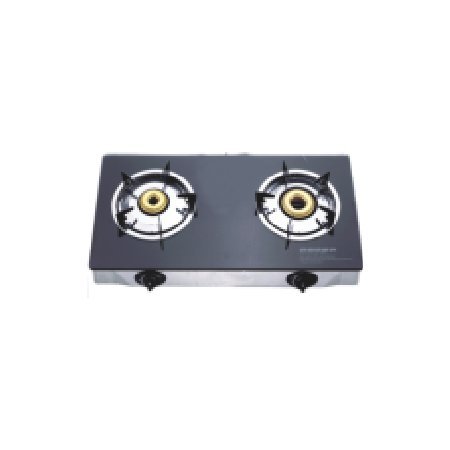 2 Gas Burner Glasstop