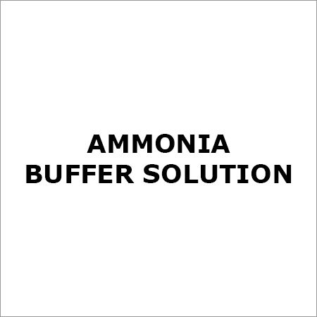 Ammonia Buffer Solution Grade: Laboratory Grade