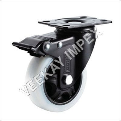 Medium Duty P A White Caster Wheels
