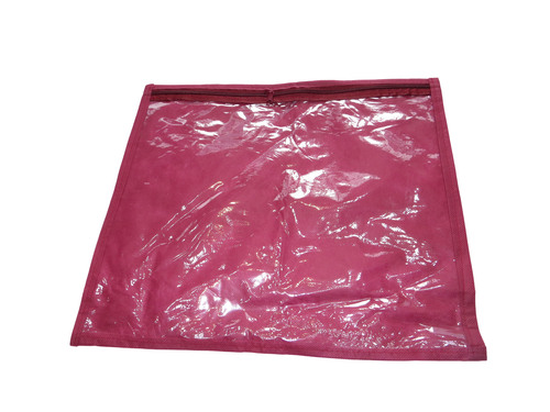 Single Saree Cover - Non-Woven Fabric, Variable Size, Burgundy | Dust Protection, Moisture Resistant, Lightweight, Durable