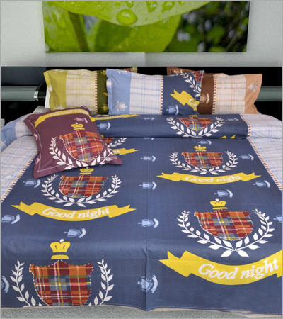 Deep Blue Bed Sheets