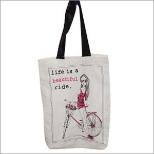 Cotton Bag - 10x12 Inches, 5 kg Capacity, Lightweight Cotton Handles | Durable, Reusable, Eco-Friendly, Customizable, Stylish