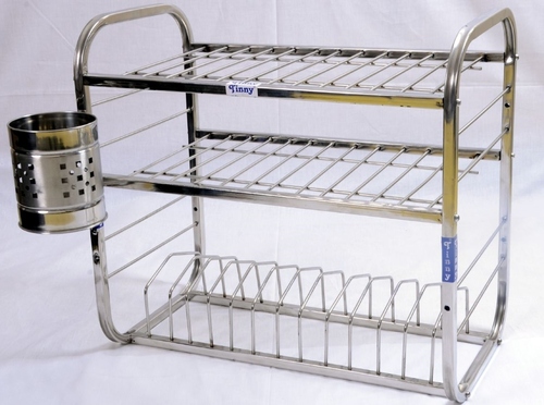 Stainless Steel Utensils Rack