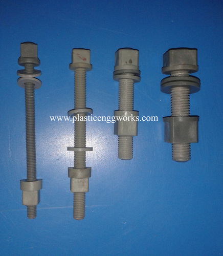 PP COATED- MS INSERT NUT - BOLTS & STUDS