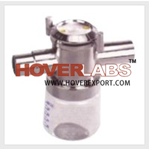 Halothane Vaporizer - Glass & Metal Variable Capacity Ratchet Control Valve | Durable Design Easy Filling Long Lifespan Precise Control