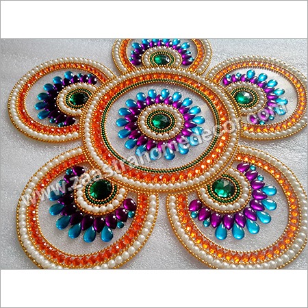 Designer Kundan Rangoli