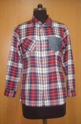 Ladies Plaid Shirt