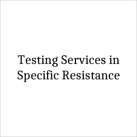 Specific Resistance Testing Services