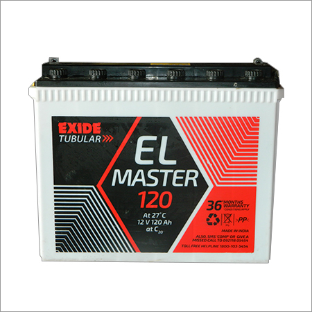 Exide El Master Tubular Battery Life Span: 5 Year