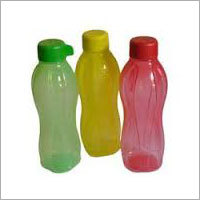 PET Fridge Bottles - PET Plastic, 25x7 cm, Transparent | Leak Proof, Flat Base, Lightweight, Screw Cap