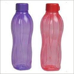 Fridge Water Bottles - Plastic 1 Liter, Purple, 8 cm Diameter, 25 cm Height | Leakproof, Durable, Reusable, Flat Base, Crack Resistant, Flawless Finish