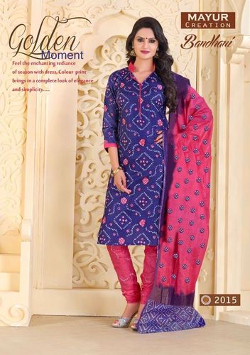 Jaipuri Cotton Bandhani Dress
