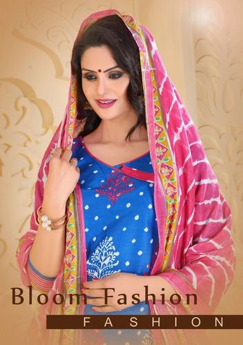 Bandhani Churidar Material Wholesale