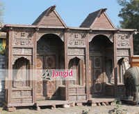 Indian Architectural Wooden Front Entry Gate for Resort