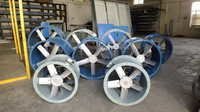 Tube Axial Flow Fans - Steel Or Aluminum, Air Cooling System, Manual Or Automated Options, Horizontal Or Vertical Orientation | Efficient Airflow For Industrial Applications