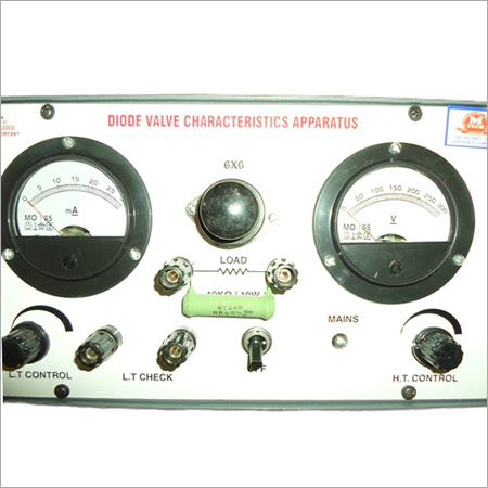 Diode Valve Characteristics Apparatus