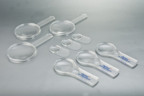 Hand held magnifiers
