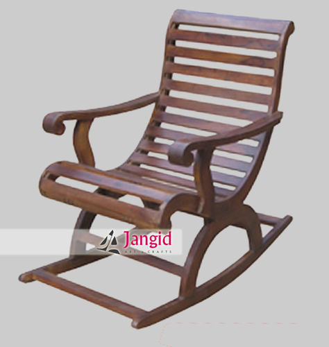 Wooden Rocking Chair No Assembly Required