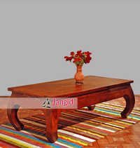 Indian Living Room Wooden Coffee Table Design