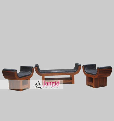 Wooden Living Room Sofa Set No Assembly Required